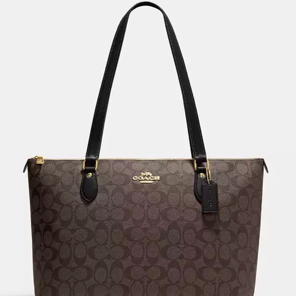 COPY - COACH Gallery Tote In Signature Canvas -FREE SHIPPING on this item today. - Picture 3 of 8